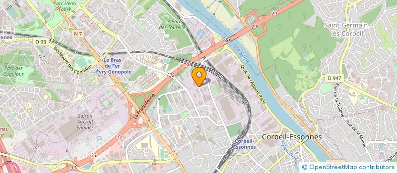 localisation de l'entreprise KORRIGAN à CORBEIL-ESSONNES