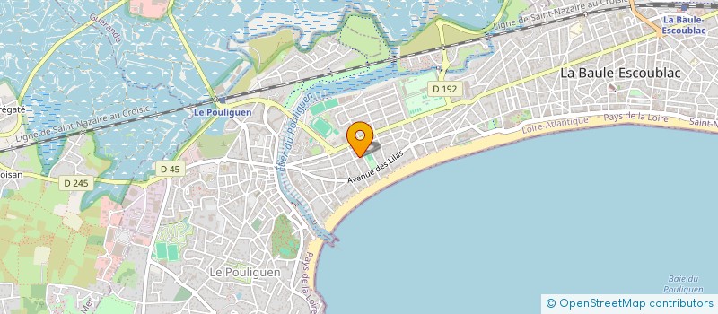 localisation de l'entreprise KORRIGAN  LA BAULE-ESCOUBLAC