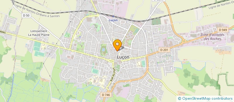 localisation de l'entreprise KORRIGAN ASSURANCES à LA ROCHE-SUR-YON