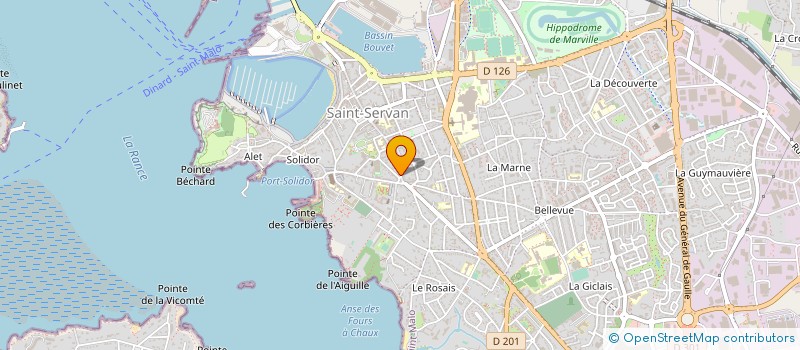 localisation de l'entreprise KORRIGANIMMO  SAINT-MALO