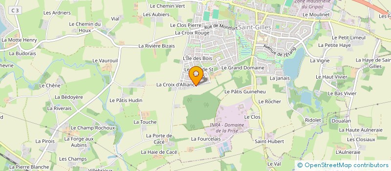 localisation de l'entreprise KORRIGANS à SAINT-GILLES