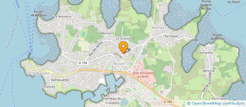 localisation de l'entreprise KORSER MOR-BIHAN  ARZON
