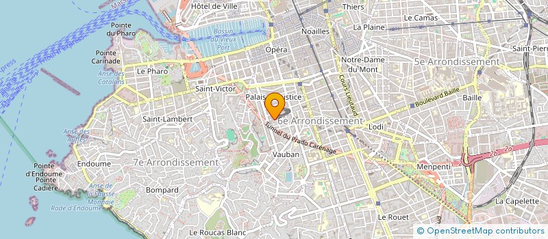 localisation de l'entreprise KORTEX à MARSEILLE