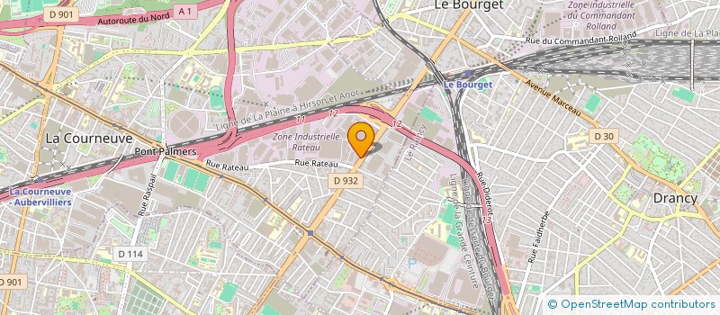localisation de l'entreprise KORTEX ASSISTANCE à LA COURNEUVE