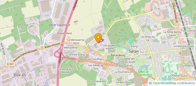 localisation de l'entreprise KORTEX CONSULTANT à SARAN