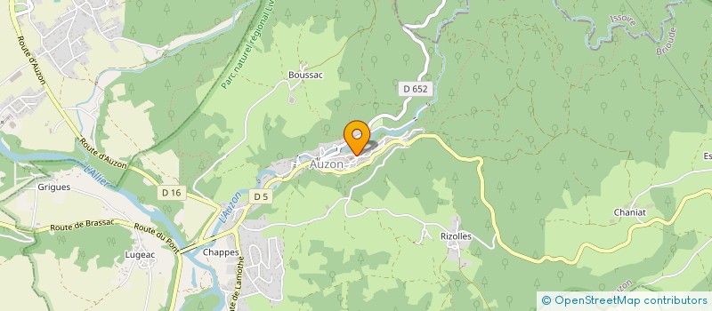 localisation de l'entreprise KORTEX MUSIK  AUZON