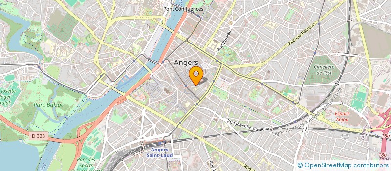 localisation de l'entreprise KORTHO à ANGERS
