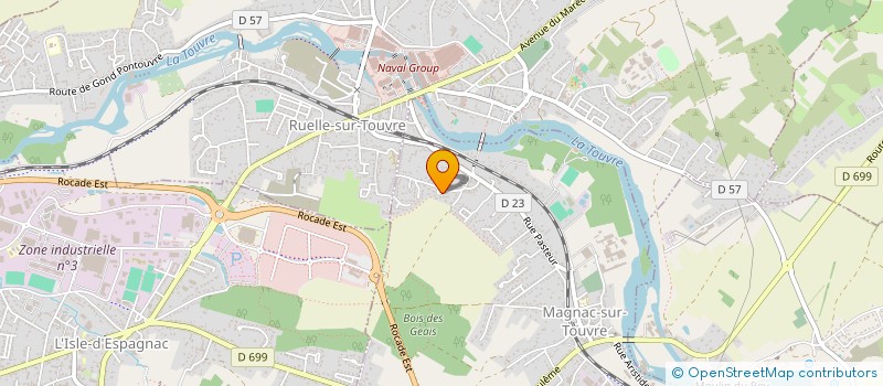 localisation de l'entreprise KORUM à MAGNAC-SUR-TOUVRE