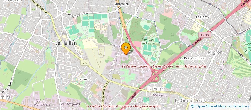 localisation de l'entreprise KORUS PACKAGING à EYSINES