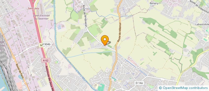 localisation de l'entreprise KORYO DOJANG TAEKWONDO  CASTELGINEST