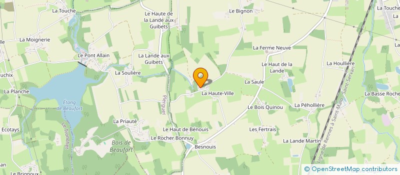 localisation de l'entreprise KORYS PATRIMOINE  BAGUER-MORVAN