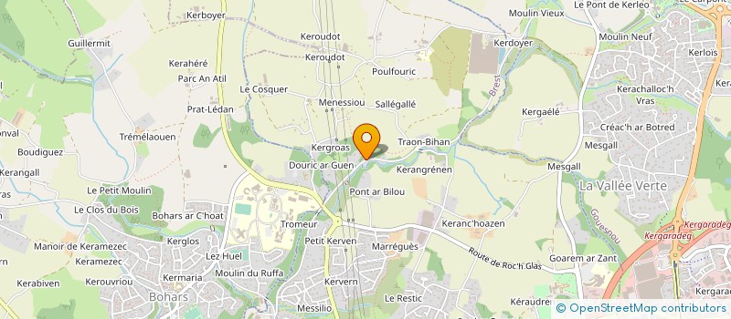 localisation de l'entreprise KORZEAMS à BREST