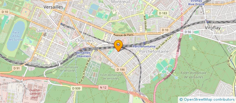 localisation de l'entreprise KORZEN à VERSAILLES