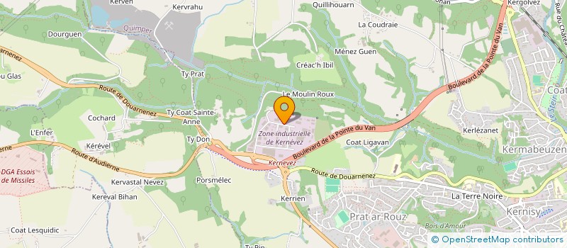 localisation de l'entreprise KORZENN 2  QUIMPER