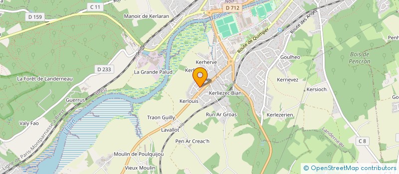 localisation de l'entreprise KORZENN  LOPERHET