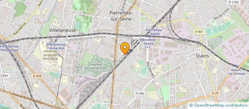 localisation de l'entreprise KOS.BAT à PIERREFITTE-SUR-SEINE