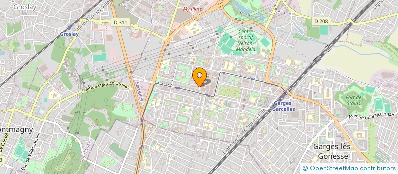 localisation de l'entreprise KOS BATIMENT à SARCELLES