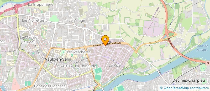localisation de l'entreprise KOS CONCEPT  VAULX-EN-VELIN