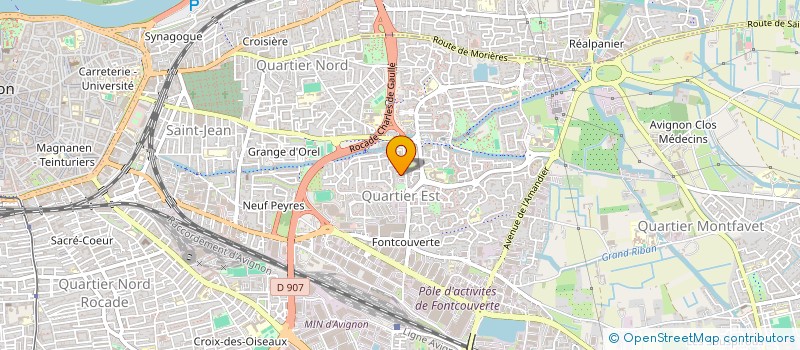 localisation de l'entreprise KOS INDUSTRIE  AVIGNON