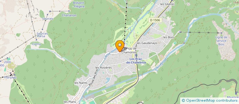 localisation de l'entreprise KOSCIUSKO HOLDINGS SCI à CHAMONIX-MONT-BLANC