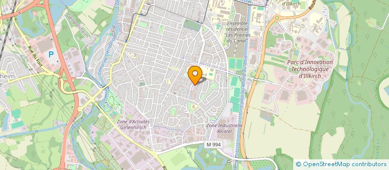 localisation de l'entreprise KOSDIK CARRELAGE  ILLKIRCH-GRAFFENSTADEN