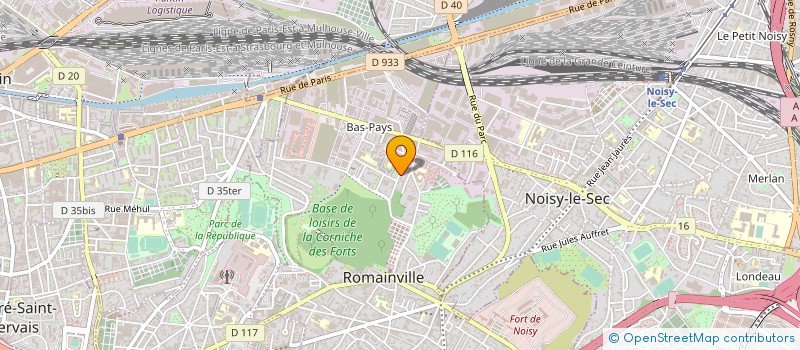 localisation de l'entreprise KOSE  ROMAINVILLE