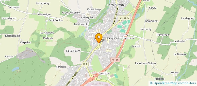 localisation de l'entreprise KOSE  ELVEN