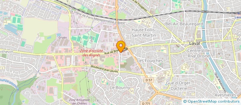 localisation de l'entreprise KOSEI à LAVAL