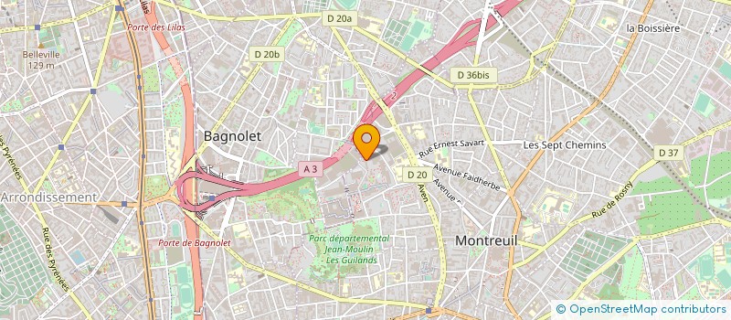 localisation de l'entreprise KOSIMANKAN à MONTREUIL