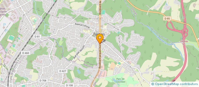 localisation de l'entreprise KOSIMEX  TARNOS