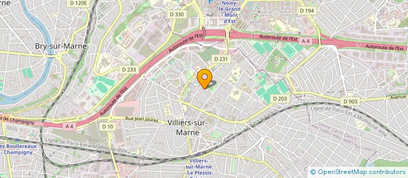 localisation de l'entreprise KOSINO  VILLIERS-SUR-MARNE