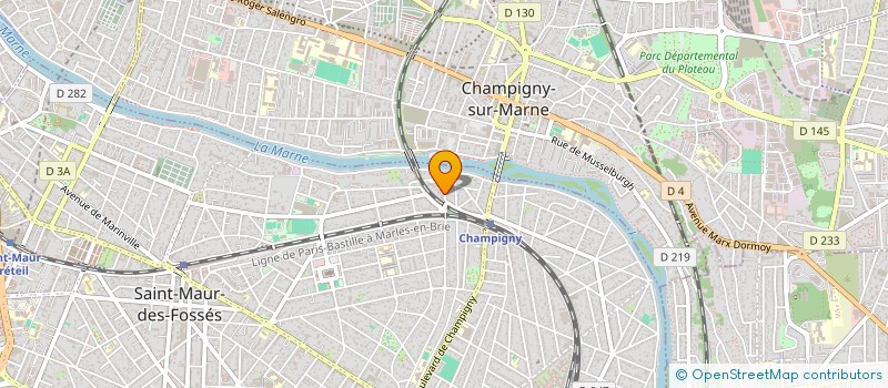 localisation de l'entreprise KOSMEO ANALYTICS à SAINT-MAUR-DES-FOSSES