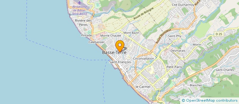 localisation de l'entreprise KOSMETISS à BASSE-TERRE