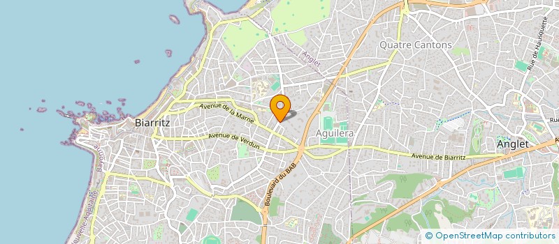 localisation de l'entreprise KOSMIC 64 FONCIER à BIARRITZ