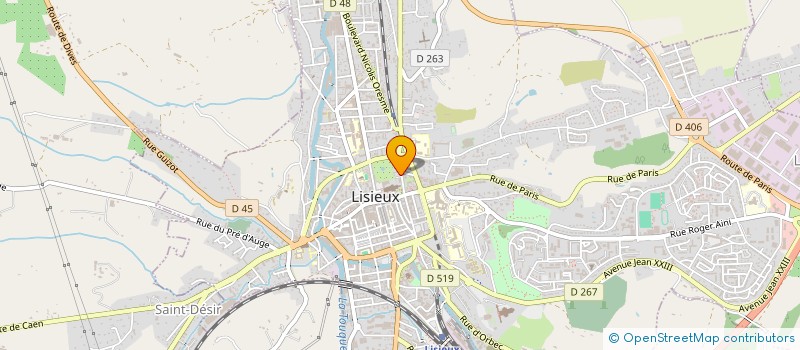 localisation de l'entreprise KOSMION à LISIEUX