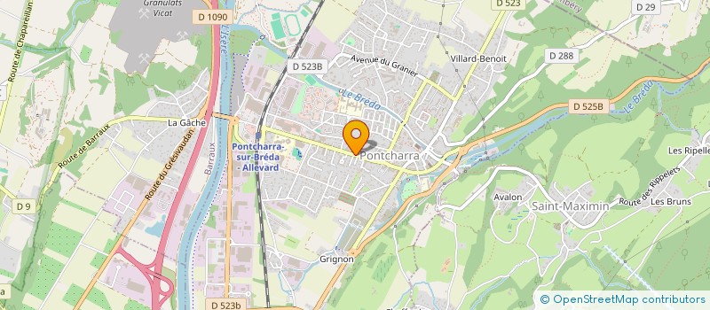 localisation de l'entreprise KOSMO FD  PONTCHARRA