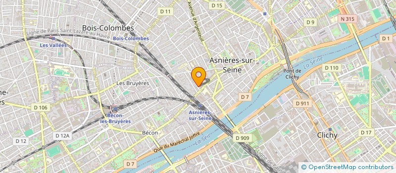 localisation de l'entreprise KOSMO TRAVEL GROUPS à ASNIERES-SUR-SEINE
