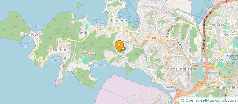 localisation de l'entreprise KOSMOPOLITE  NOUMEA