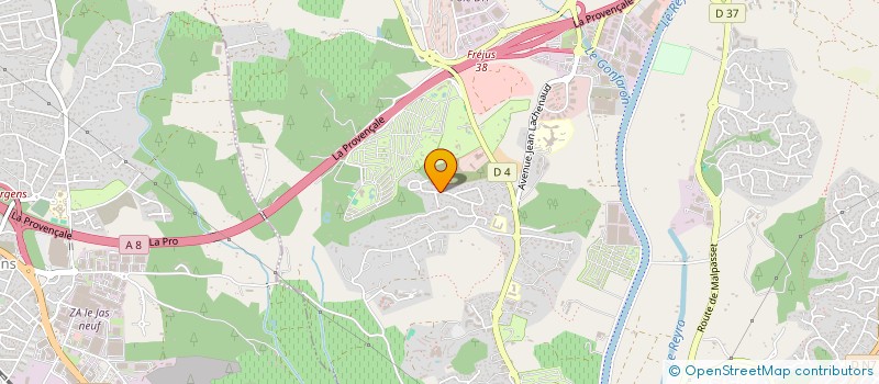 localisation de l'entreprise KOSMOPOP à FREJUS