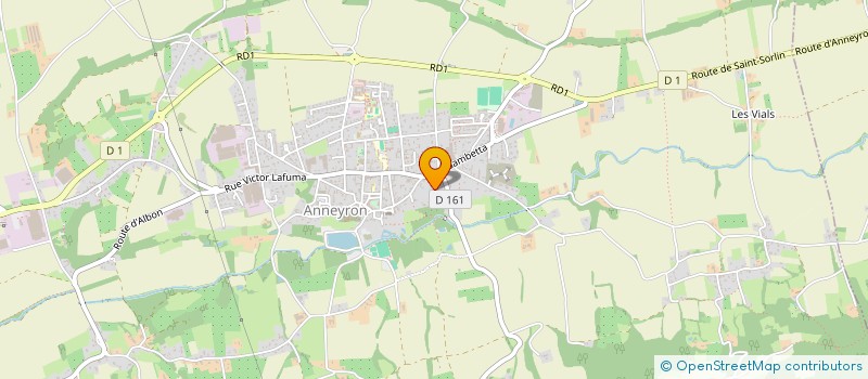 localisation de l'entreprise KOSMOS à ANNEYRON