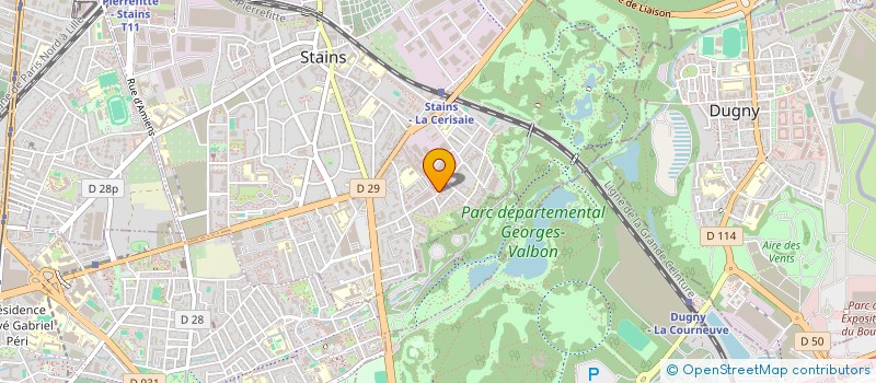 localisation de l'entreprise KOSMOS COLOR à STAINS