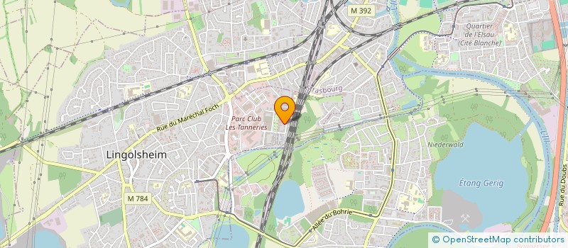 localisation de l'entreprise KOSMOS LOCATIONS  LINGOLSHEIM