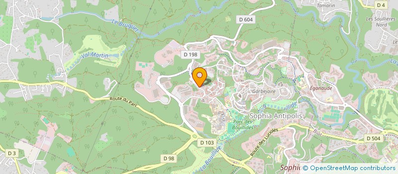 localisation de l'entreprise KOSMOSCIENCE FRANCE SAS à VALBONNE