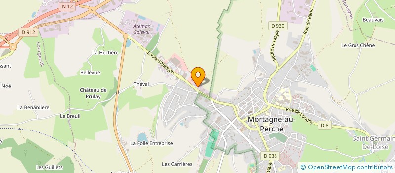 localisation de l'entreprise KOSSI ET MICHEL à SAINT-LANGIS-LES-MORTAGNE