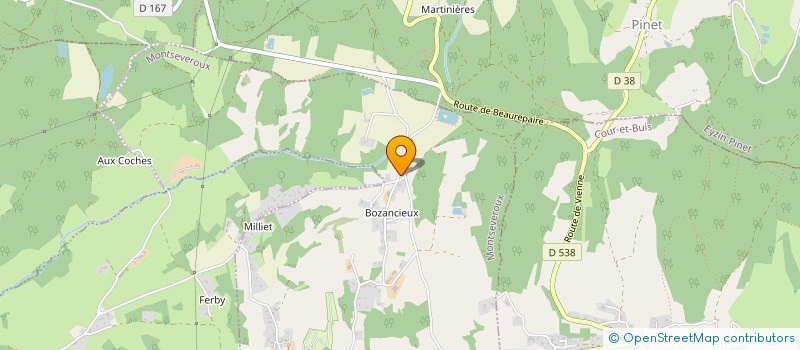 localisation de l'entreprise KOSSIPO  MONTSEVEROUX