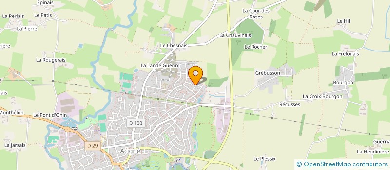 localisation de l'entreprise KOSSYSTEM CONSULTING  ACIGNE