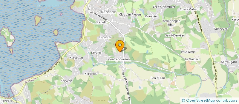 localisation de l'entreprise KOSTAERA  PLEUMEUR-BODOU