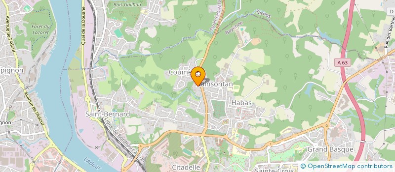 localisation de l'entreprise KOSTALDE à BAYONNE