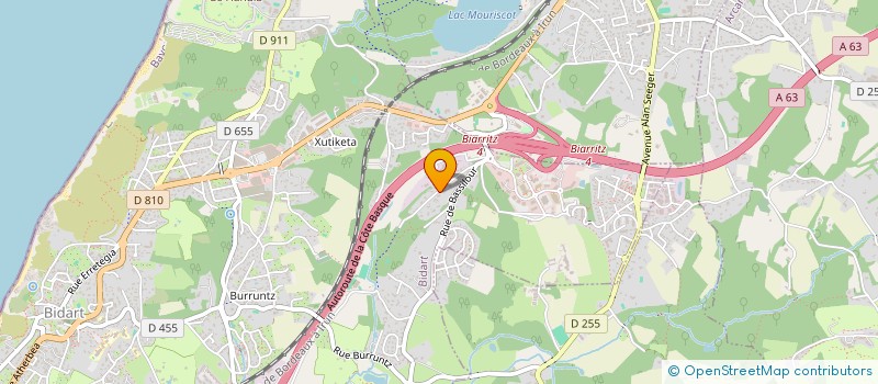 localisation de l'entreprise KOSTALDEA IMMOBILIER  BIDART