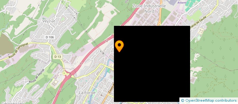 localisation de l'entreprise KOSTANDO à OYONNAX